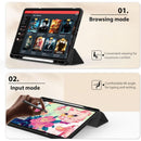 Ultra-Thin PU Leather Magnetic Case with Pencil Holder