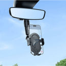 Ultra-Thin Rearview Mirror Phone Holder with Dual-Joint