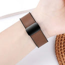 Universal Leather Watch Strap with Magnetic Buckle 10