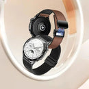 Universal Leather Watch Strap with Magnetic Buckle 9