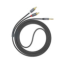 Dual RCA Male to 3.5mm Jack Audio plated Cable 1.5M