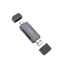 USB 2.0 Memory Card Reader with USB-A / USB-C Dual Plug 5