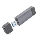 USB 2.0 Memory Card Reader with USB-A / USB-C Dual Plug 2