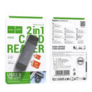USB 2.0 Memory Card Reader with USB-A / USB-C Dual Plug 8