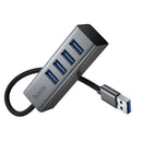 USB A to 4 Port USB 3.0 Expansion Hub 5Gbps (HB1B) 5