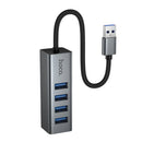 USB A to 4 Port USB 3.0 Expansion Hub 5Gbps (HB1B) 4