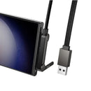 USB-A to USB-C 36W Fast Charging Cable with Kickstand