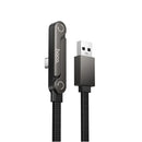 USB-A to USB-C 36W Fast Charging Cable with Kickstand