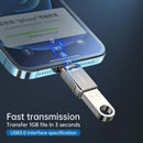 USB-A to iPhone Lightning Converter Adapter Support OTG 4