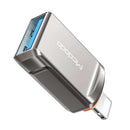 USB-A to iPhone Lightning Converter Adapter Support OTG 3