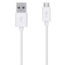 USB-A to Micro-USB Charger Cable for LG Phones (White) 1m 1