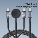 USB-C to 2x USB-C Fast Charging Cable + Apple Watch