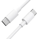 USB-C to USB-C Charger Cable for TCL Phones (White) 1m 1