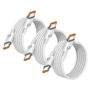 USB-C to USB-C Charger Cable - Universal (White) 0.25m