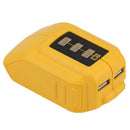 USB Phone Charger Adapter Li-ion Battery For Dewalt DCB090 3