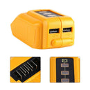 USB Phone Charger Adapter Li-ion Battery For Dewalt DCB090 1