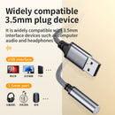 USB to 3.5mm Audio Adapter Cable for Car Computer & Speaker