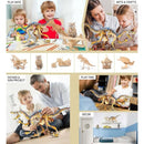 Velociraptor (illuminated) - 3D Puzzle