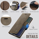 Vintage PU Leather Wallet Case with Hinge Protection
