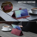 Vintage PU Leather Wallet Case with Hinge Protection