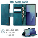 Vintage PU Leather Wallet Case with Hinge Protection