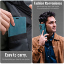 Vintage PU Leather Wallet Case with Hinge Protection
