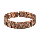 Vintage Red Copper Double Row Magnetic Bracelet 7