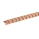 Vintage Red Copper Double Row Magnetic Bracelet 9