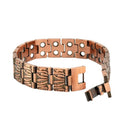 Vintage Red Copper Double Row Magnetic Bracelet 3