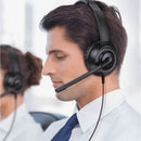 W112 Pure Wired Call Center Headset 3.5mm USB-A NZ 5