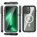 Waterproof & Shockproof Case for iPhone 16 Pro – Clear