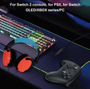 Wired Gaming Headset with Microphone & Volume Control