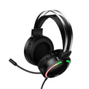 Wired Gaming Headset with 50mm Drivers Mic & Tri-Color LED