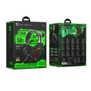 Wired Gaming Headset with 50mm Drivers Mic & Tri-Color LED
