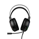 Wired Gaming Headset with 50mm Drivers Mic & Tri-Color LED