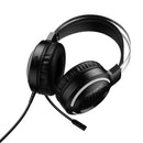 Wired Gaming Headset with 50mm Drivers Mic & Tri-Color LED