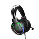 Wired Gaming Headset with 50mm Drivers Mic & Tri-Color LED
