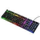 Wired Gaming Keyboard with RGB Rainbow Light & 6-Key