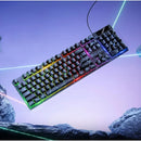 Wired Gaming Keyboard with RGB Rainbow Light & 6-Key