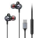 Wired USB-C Earphone Headset with Mic 1.2M 1