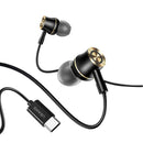 Wired USB-C Earphone Headset with Mic 1.2M 3