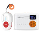 Wireless Caregiver Pager with 2 SOS Buttons (Up to 300mtrs