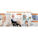 Wireless Caregiver Pager with 2 SOS Buttons (Up to 300mtrs