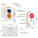 Wireless Caregiver Pager with 2 SOS Buttons (Up to 300mtrs
