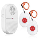 Wireless Caregiver Pager with 2 x SOS Pendant 1