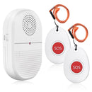 Wireless Caregiver Pager x 2 Call button Pendants 1