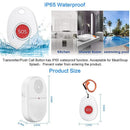 Wireless Caregiver Pager x 2 Call button Pendants 3