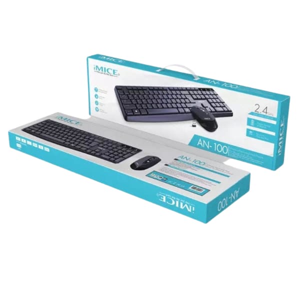 Wireless Keyboard & Mouse - iMice AN-100