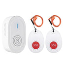 Wireless Rechargeable Caregiver Pager x 2 Call button