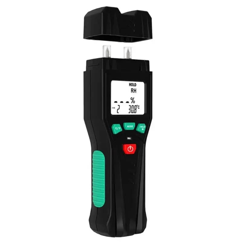 Wood Moisture Meter Pin Type With Spare Pins & Case Tools &